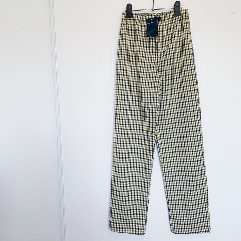 Brandy Melville plaid gingham Tilden pants